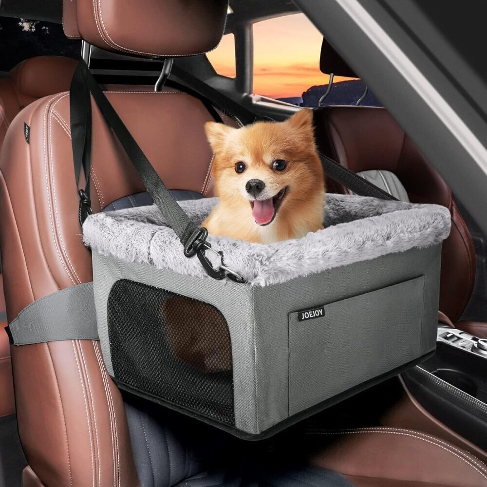 Deluxe Dog Booster Seat with Sturdy Metal Frame